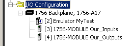 final i/o config