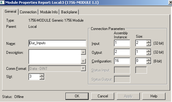 Sim Module Parameters